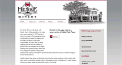 Desktop Screenshot of henkewine.com